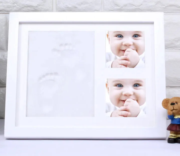 Baby Hand &amp; Foot Print Photo Frame Rieworkes