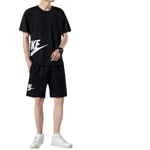 Luxury Men's T-Shirt and Shorts Set for Teens (2 Pieces) Mimarta