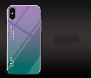 Gradient Glass Phone Case - Hello Design Mimarta