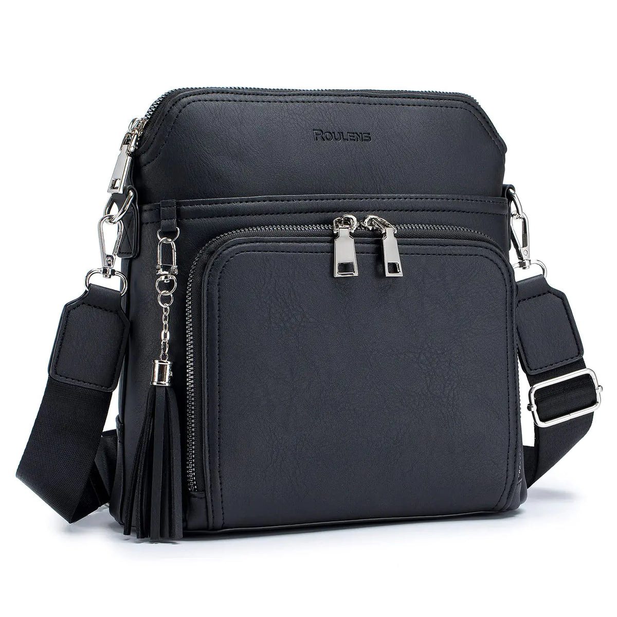 Crossbody Purse for Women,Lightweight Medium Crossbody Bag Soft Leather Women's Shoulder Handbags with Tassel Taupe Rieworkes