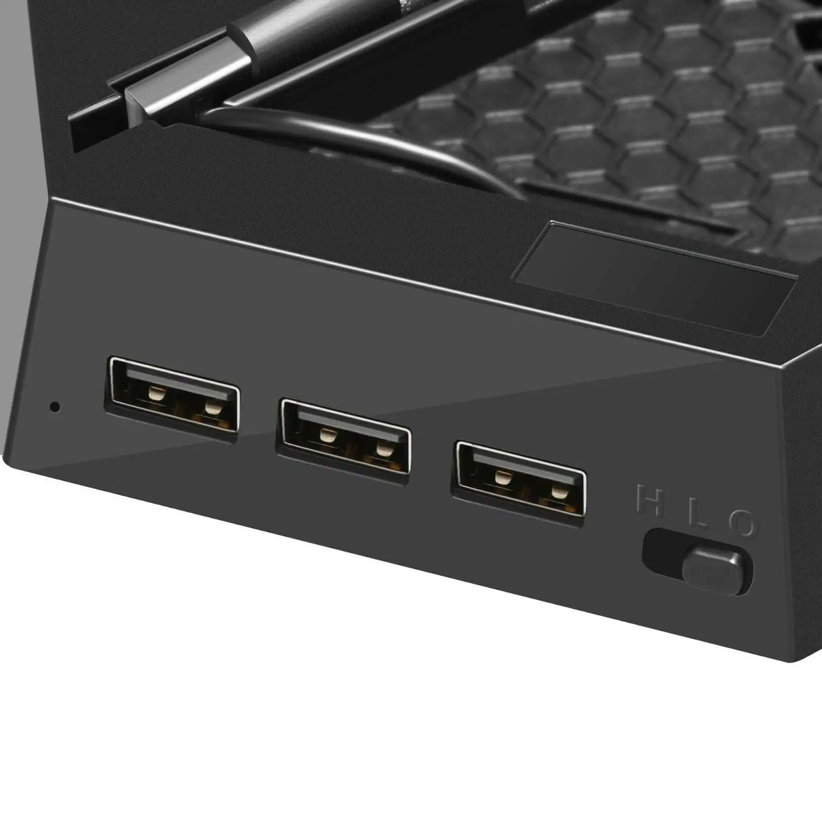 PS4 Cooling Station Vertical Stand 2 Controller Charging Dock For PlayStation 4 Rieworkes