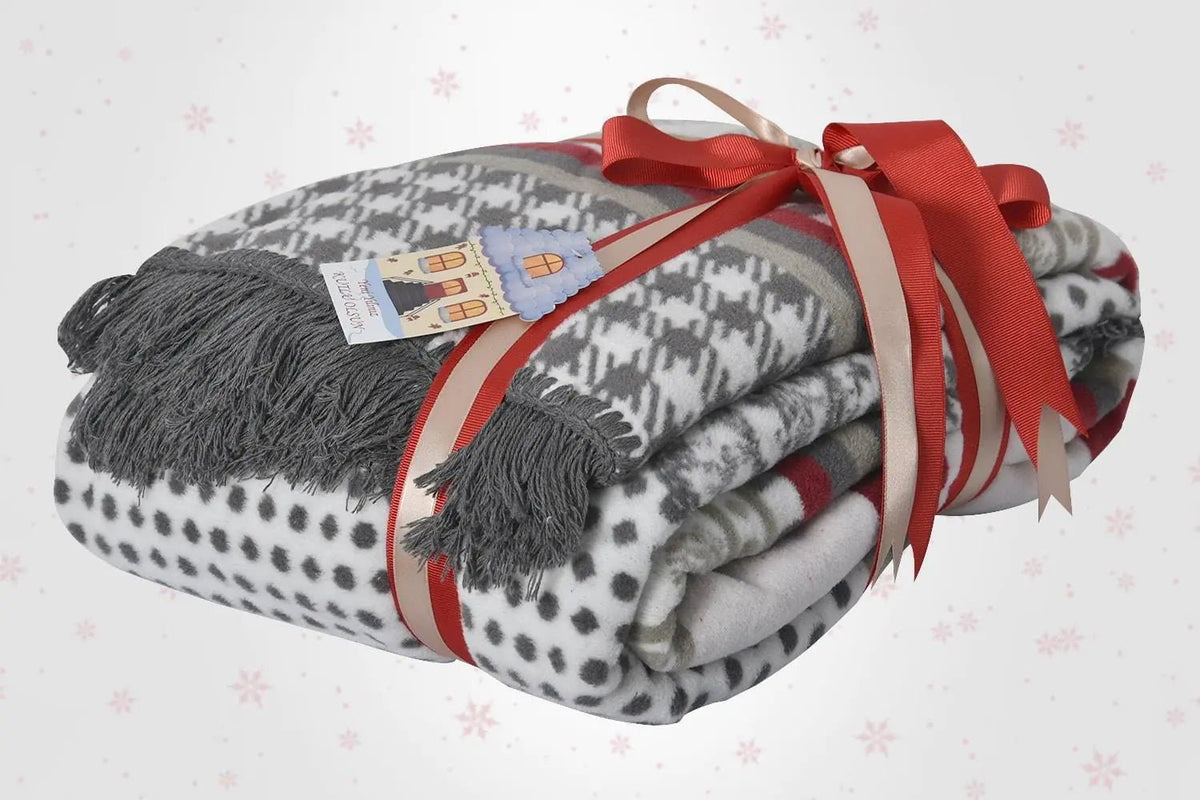 Aksu Double Cotton Blanket 180x220 Peaceful - Rieworkes