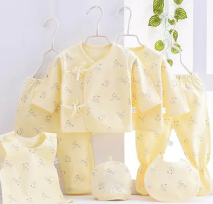 Luxury 7-Piece Cotton Clothing Set for Newborns Mimarta