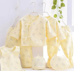 Luxury 7-Piece Cotton Clothing Set for Newborns Mimarta
