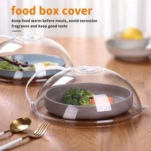 Microwave Food Cover -Transparent High-temperature Resistant Plastic Cover Rieworkes