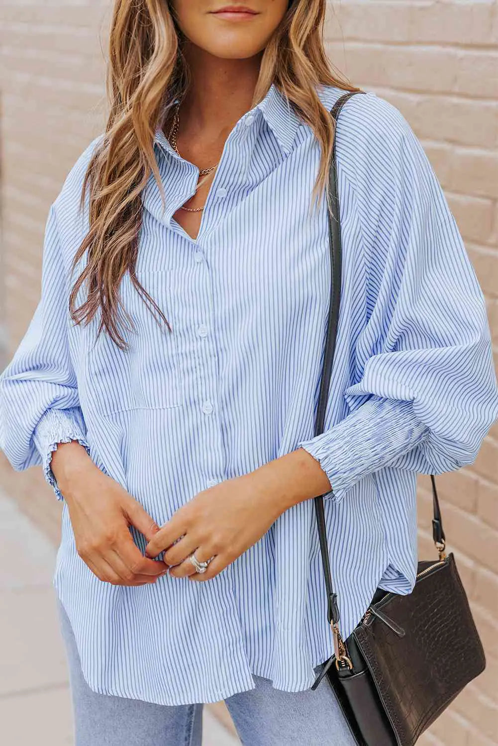 Fernanda Lantern Sleeve Shirt Rieworkes