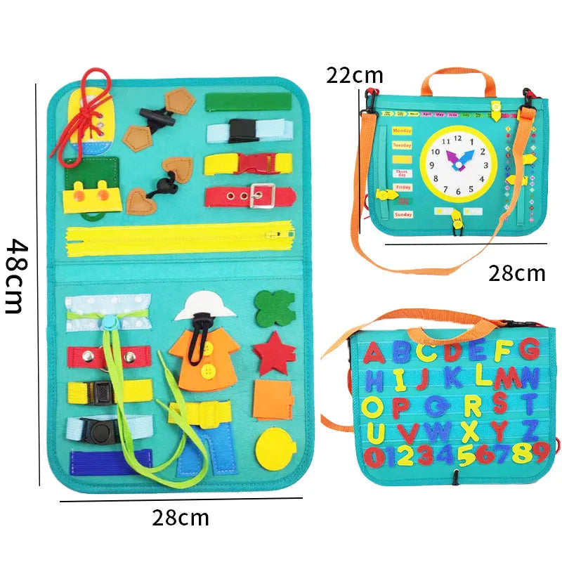 Toddler Busy Board Rieworkes