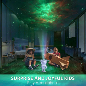 Astronaut Projector Galaxy Starry Sky Night Light Ocean Star LED Lamp Remote - Rieworkes