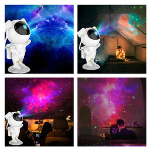 Astronaut Projector Galaxy Starry Sky Night Light Ocean Star LED Lamp Remote - Rieworkes