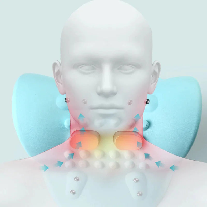 Portable Cervical Neck Massager Pillow Rieworkes