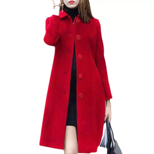 Mid Length Elegant Warm Winter Coat Rieworkes