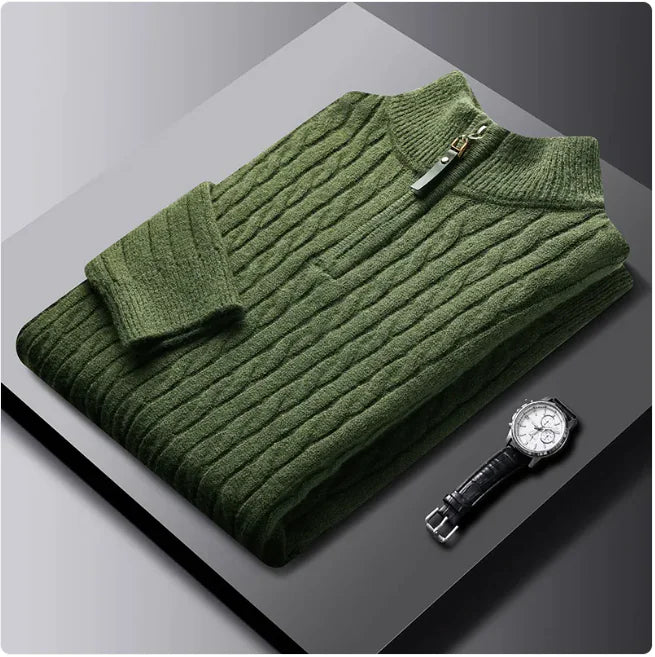 Men's Relaxed Fit Knit Sweater Jacket Rieworkes