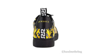 Versace Low Top Leather Vitello St. Barocco Sneakers Mimarta