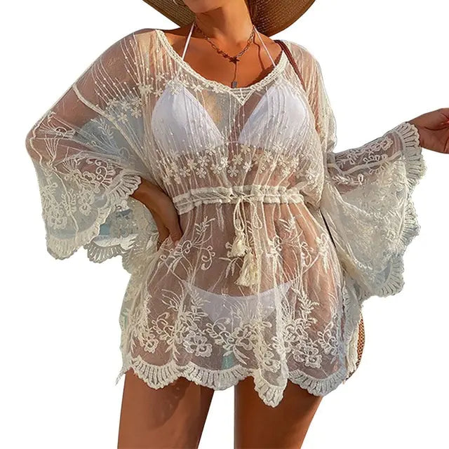 Crochet Swimsuit Beach Dress Rieworkes