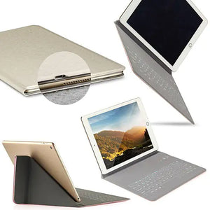 Ultra Thin Apple iPad Case With Touch Sensor Surface Keyboard And Stand Rieworkes