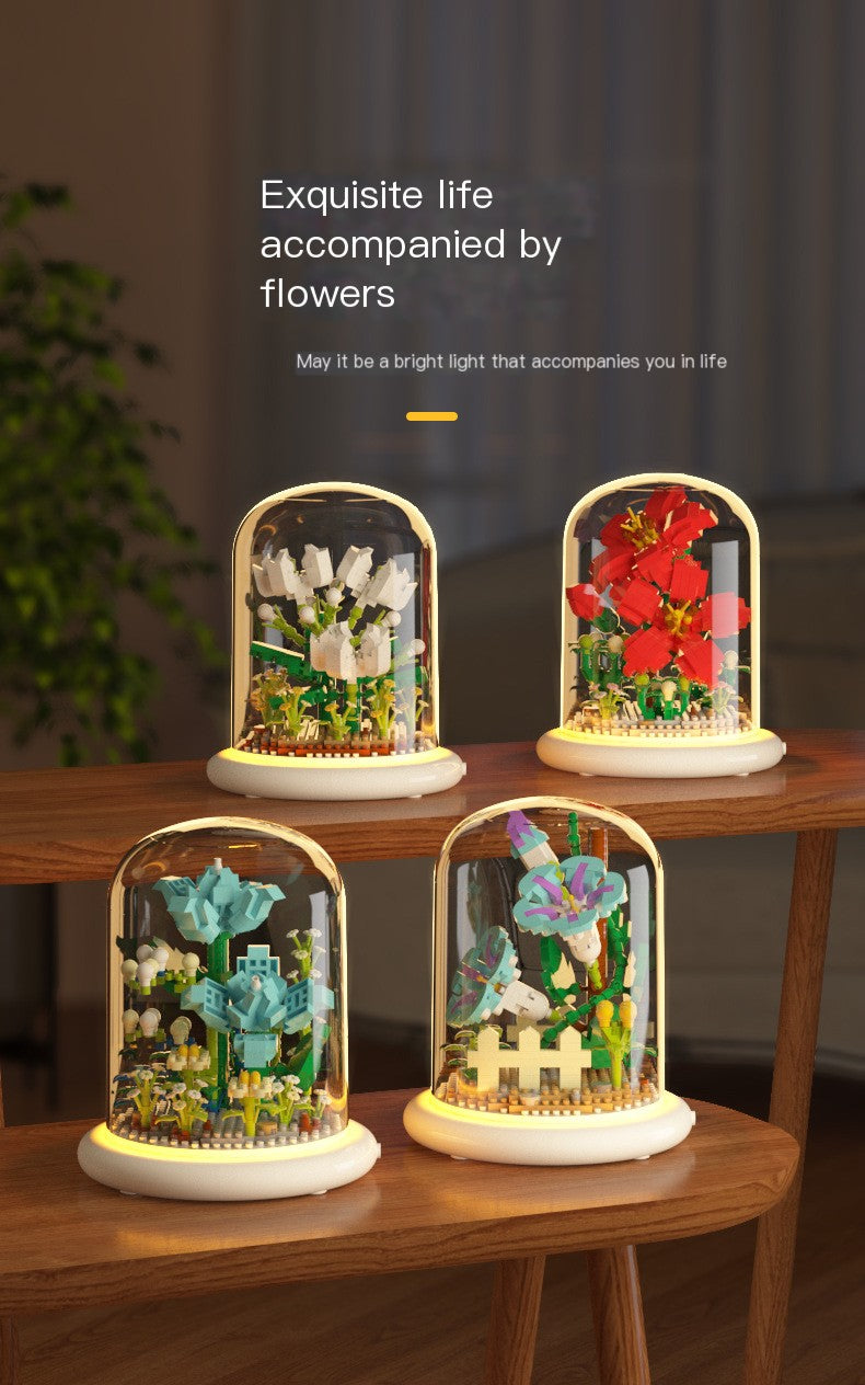 Eternal Flower Bouquet Sunflower Building Block Set Mimarta