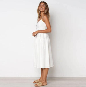 Strapless Dress with Sexy Back Design Mimarta