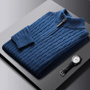 Men's Relaxed Fit Knit Sweater Jacket Rieworkes