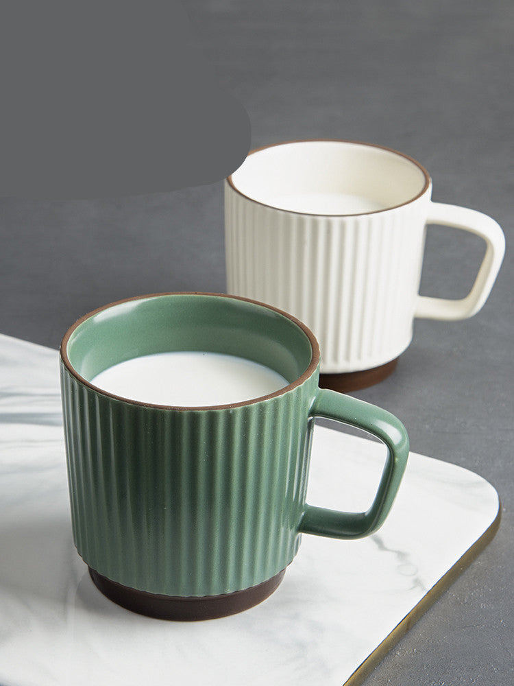Japanese Retro Ceramic Coffee Mug - Nordic Style Mimarta