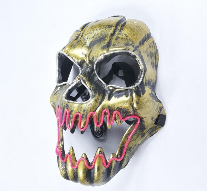 LED Light-Up Mask - Glow in the Dark (LED Mask) Mimarta