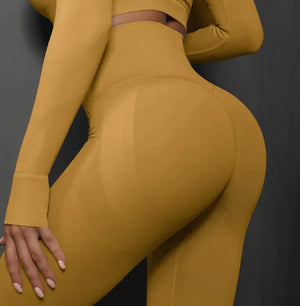 High Waist Seamless Yoga Pants Rieworkes