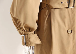 Ruffle Trench Coat Rieworkes