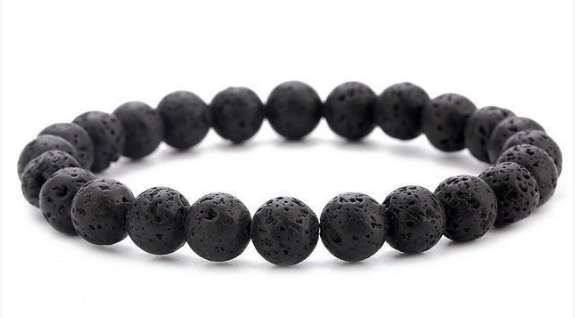 Elastic Beaded Bracelet with Natural Tiger Eye Stones Mimarta