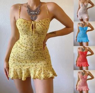 Floral Camisole Summer Dress Mimarta