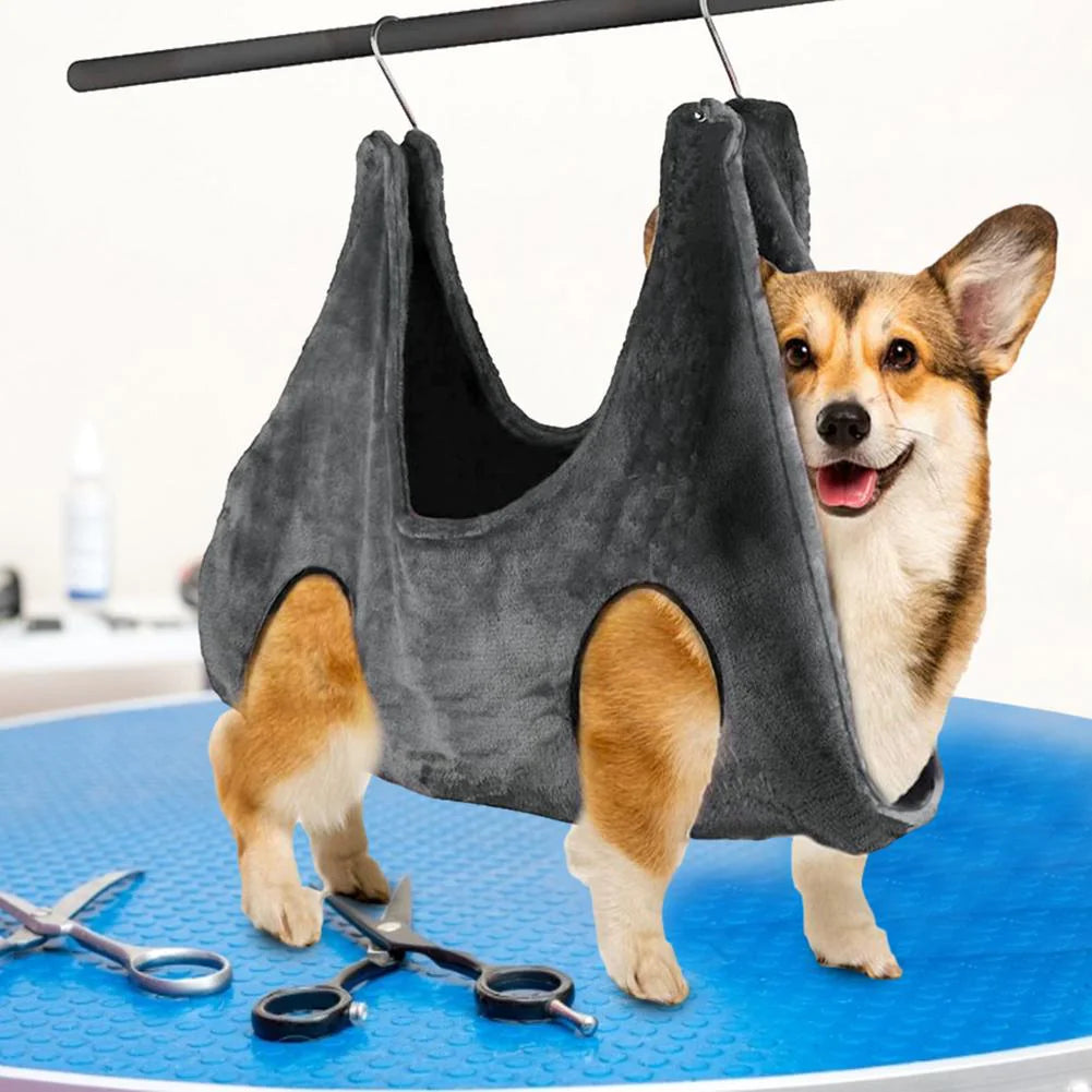 Portable Pet Dog Cat Grooming Hanging Hammock Harness Breathable Groom Helper US Mimarta