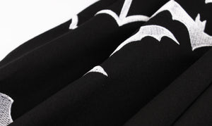 Embroidered Bat Dress for Women - Halloween Party Outfit Mimarta