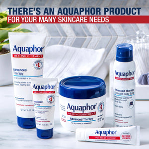 Aquaphor Healing Ointment Advanced Therapy Skin Protectant, Dry Skin Body Moisturizer, 1.75 Oz Tube, Pack of 3 Rieworkes