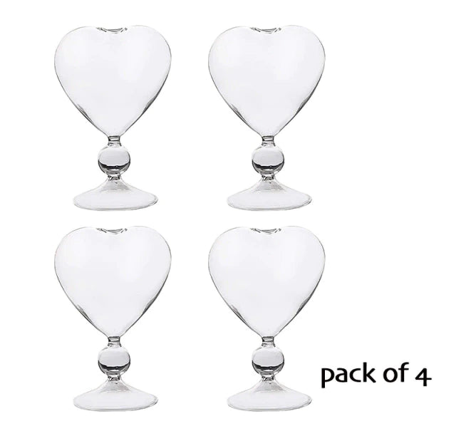 Heart-Shaped Cocktail Glasses Rieworkes
