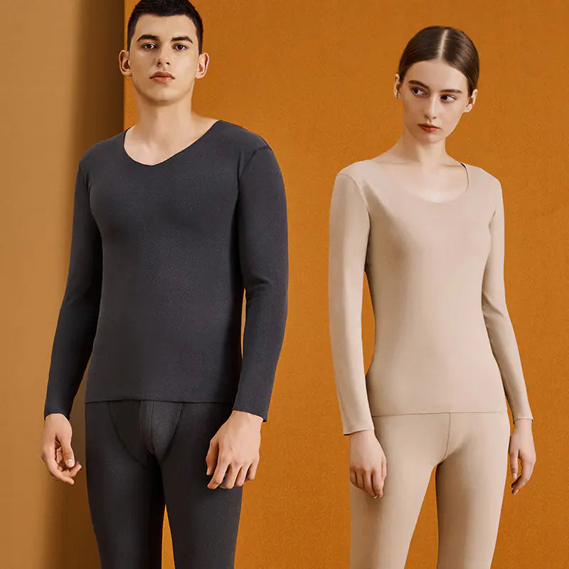 Women’s Thermal Long Johns Seamless Winter Underwear Set Mimarta
