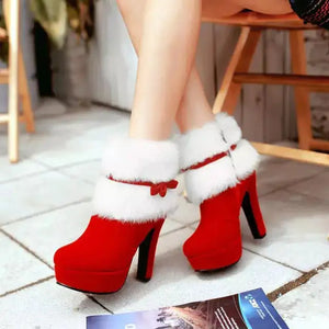 Boots Christmas High Heels Rieworkes