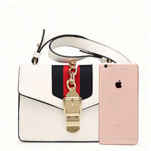 Small Square Bag with Ribbon and Wine God Design Rieworkes
