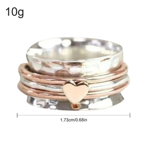 Cherish Self-Love With Heart Spinner Rings Rieworkes
