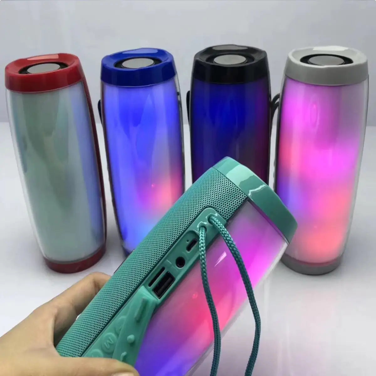 Rainbow LED Bluetooth Speakers In Vibrant Colors Rieworkes