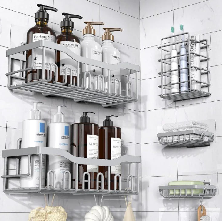 Bathroom Wall-mounted Storage Rack Mimarta