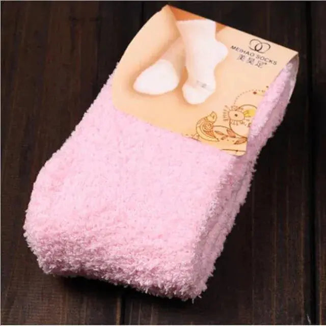 Women's Bed Socks Pure Color Rieworkes
