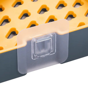 Triangular Adhesive Shelf with Hook for Bathroom Mimarta