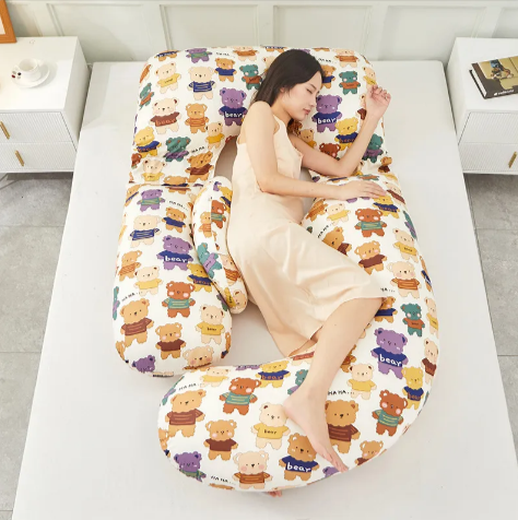 U-Shaped Pregnancy &amp; Lumbar Support Pillow Mimarta