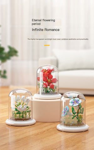 Eternal Flower Bouquet Sunflower Building Block Set Mimarta