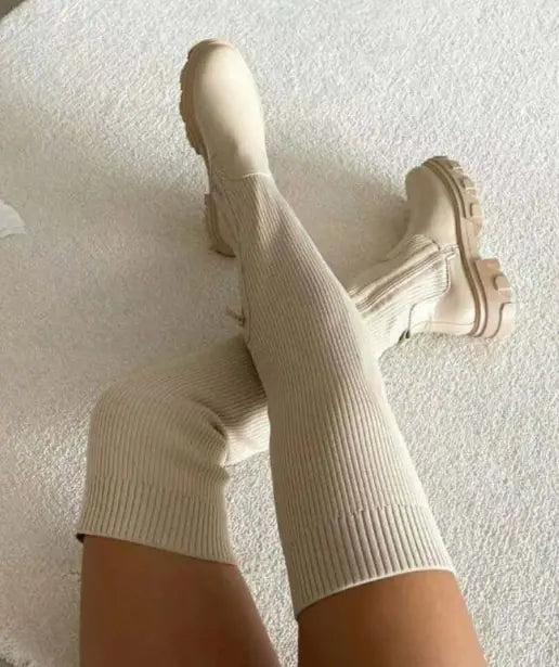 High Boots With Round Head Rieworkes
