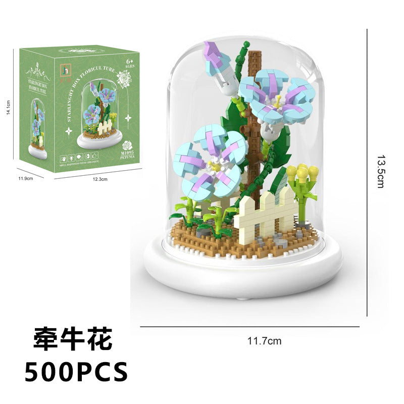 Eternal Flower Bouquet Sunflower Building Block Set Mimarta