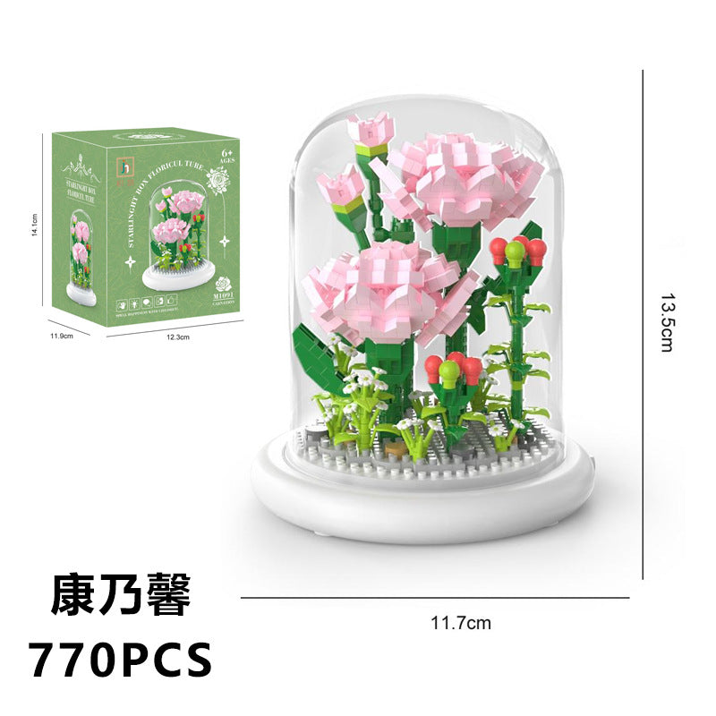 Eternal Flower Bouquet Sunflower Building Block Set Mimarta