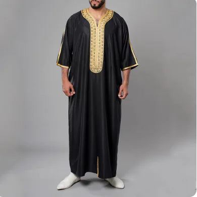Islam Men Clothing Kaftan Muslim Fashion Robe Rieworkes