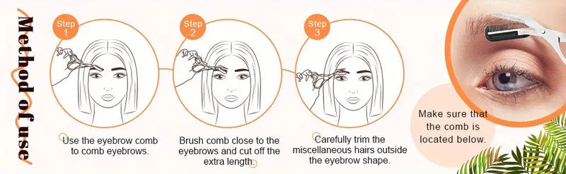 Eyebrow Scissors &amp; Comb Set Mimarta