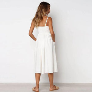 Strapless Dress with Sexy Back Design Mimarta