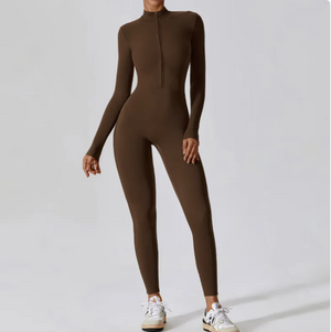Flex Fit Zip Jumpsuit Mimarta