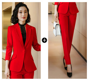 Fashionable Women's Workwear Set for Fall-Winter (2 Pieces) Mimarta